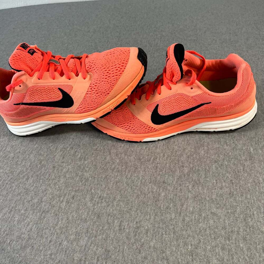 Nike Women's Air Zoom Fly 2 Running Shoes Coral Orange Black Size 10 #707607-800 - Picture 4 of 8